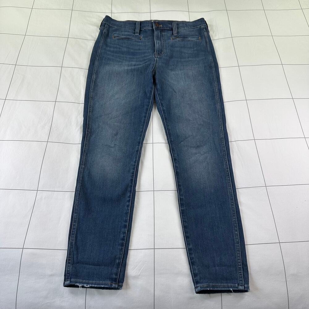Madewell Jeans Womens 29 Blue 10" High-Rise Roadtripper Jeggings Zip Pocket